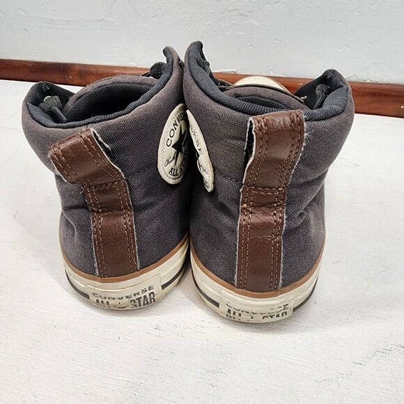 Converse Casual High Tops Black Canvas Grunge Punk Retro Classic 90s Y2K 10.5 - Picture 4 of 8